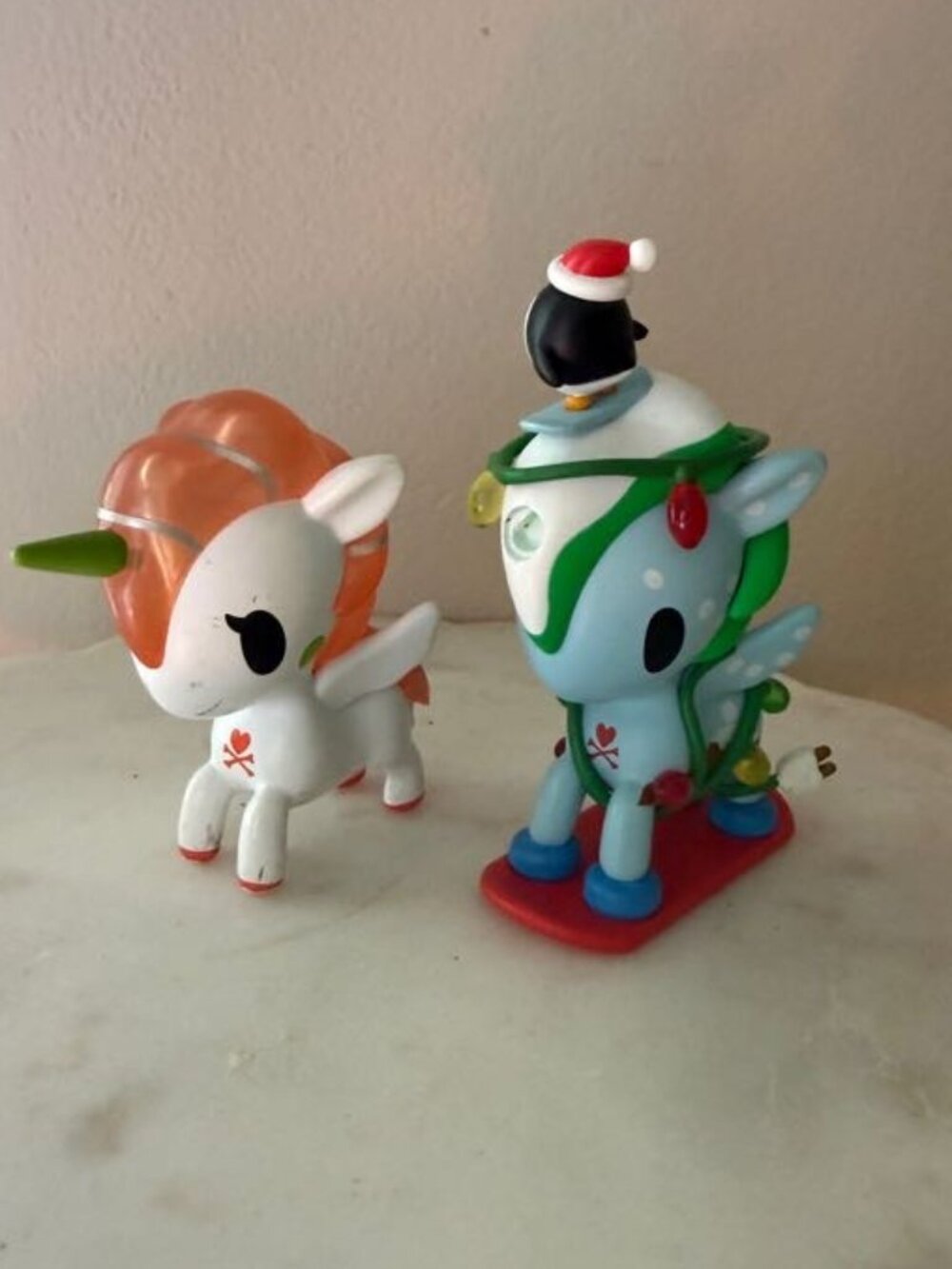 Tokidoki lot of 2 Unicorno Sushi Series Toro Toro and Snowfall